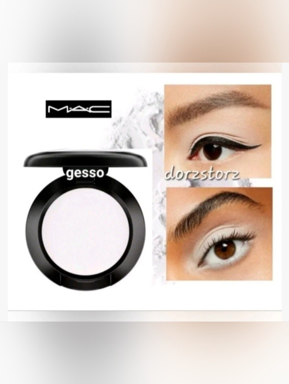 MAC • Eye Shadow • GESSO • Matte White Highlight Shadow • .05 oz • New in box